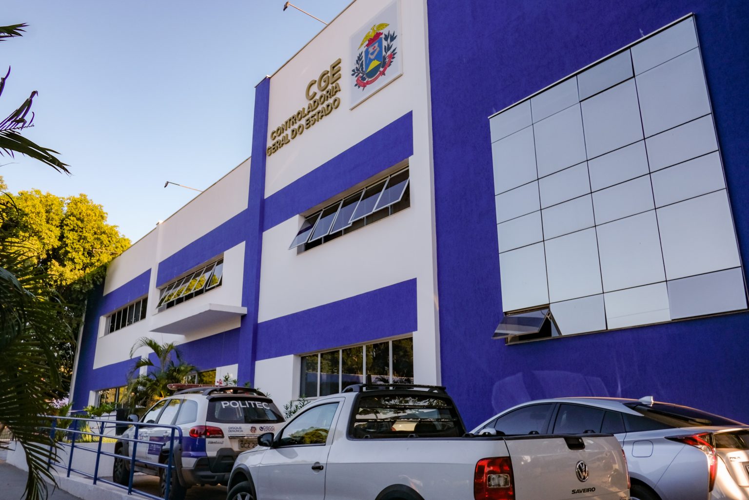 Prédio da CGE no Centro Político Administrativo, em Cuiabá
